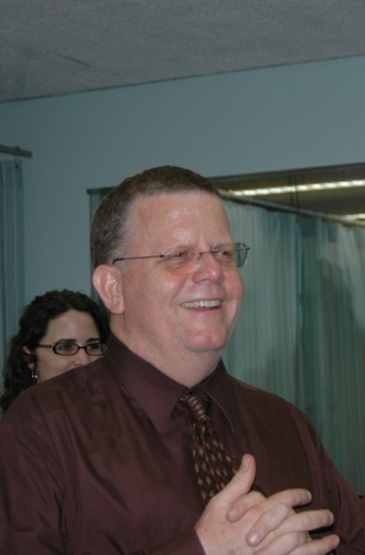 James Morgan (Producing Artistic Director) thanking the cast and crew at 