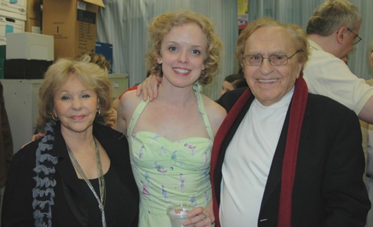 Elisa Stein, Nancy Anderson and Joseph Stein at 