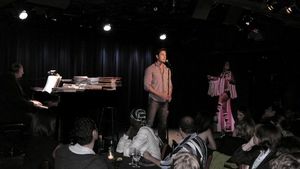 Nick Adams takes to the stage of the Laurie Beechman Photo