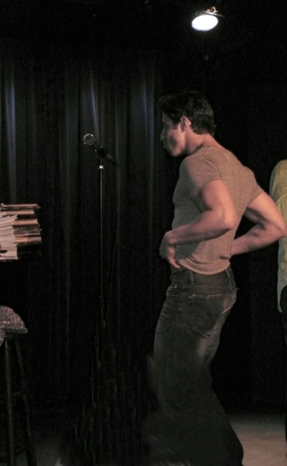 Nick Adams, ever the talented Broadway hoofer... at 