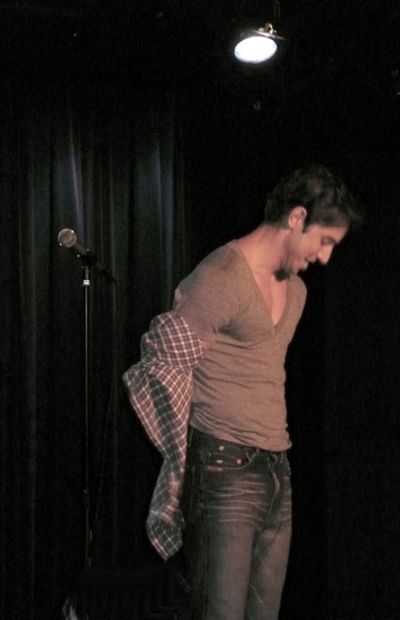 Nick Adams was requested to strip after performing his 3 songs Photo