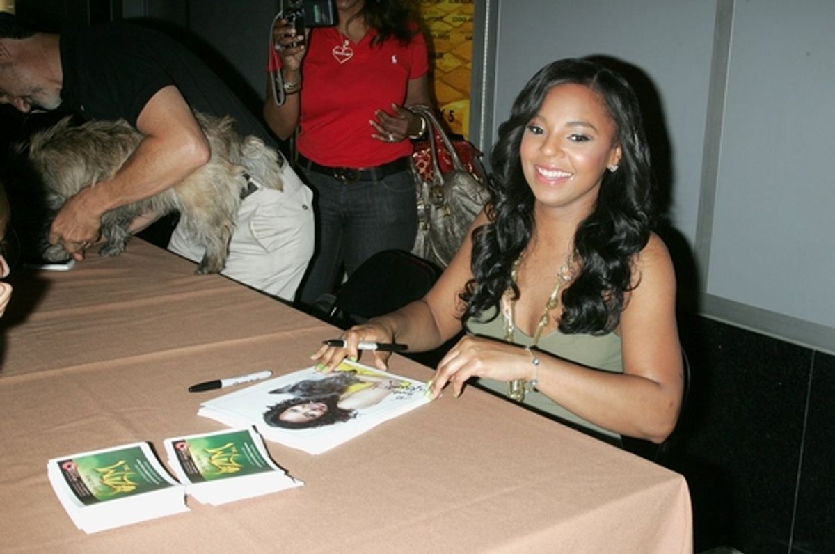 Ashanti meets the fans! at 