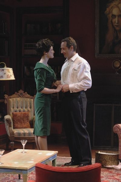 Arija Bareikis and Sam Robards Photo