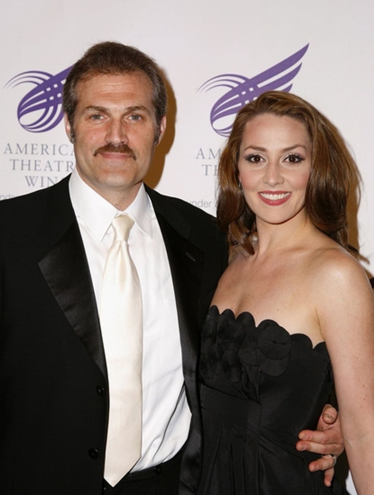 Marc Kudisch and Shannon Lewis at The 2009 American Theatre Wing Spring Gala at Cipriani 42nd Street