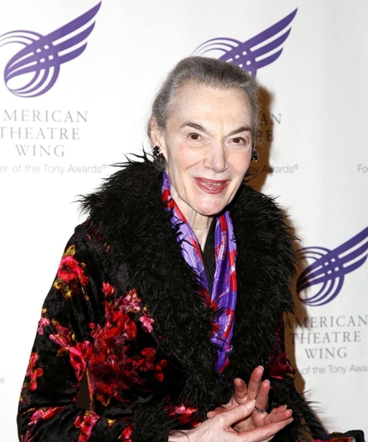 Marian Seldes at The 2009 American Theatre Wing Spring Gala at Cipriani 42nd Street