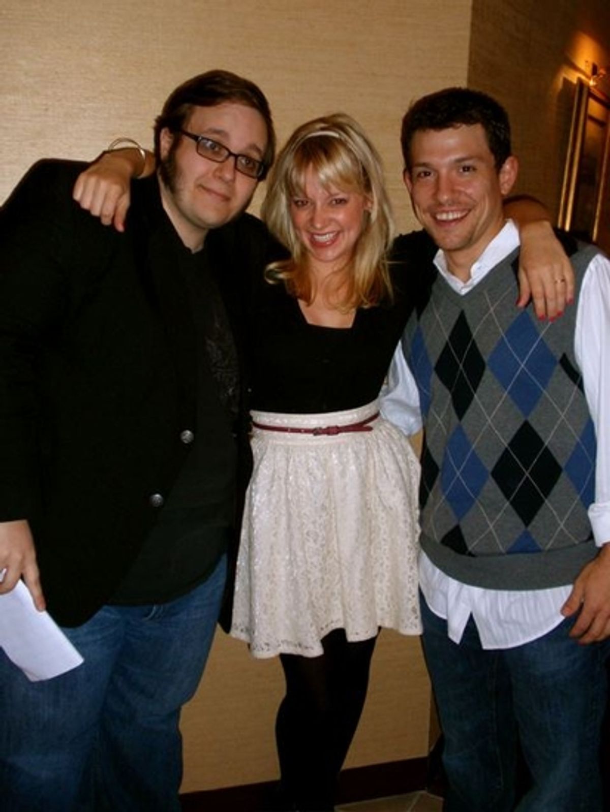 Randy Blair, Jenni Barber and Miguel Cervantes at 