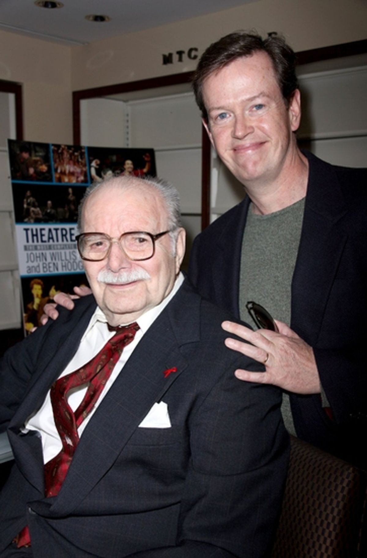 John Willis and Dylan Baker at 65t Annual Theatre World Awards - Backstage: The Men