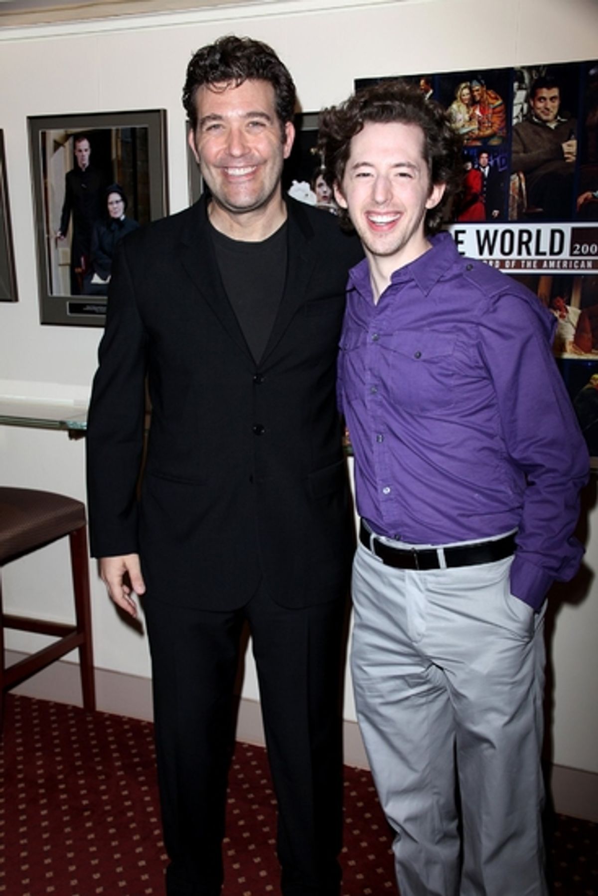 Craig Bierko and Josh Grisetti at 
