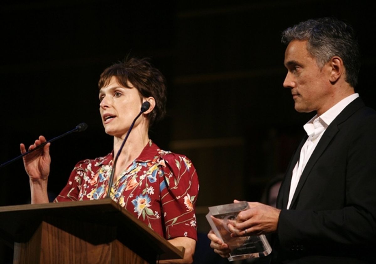 Amelia Bullmore and Ben Miles at 