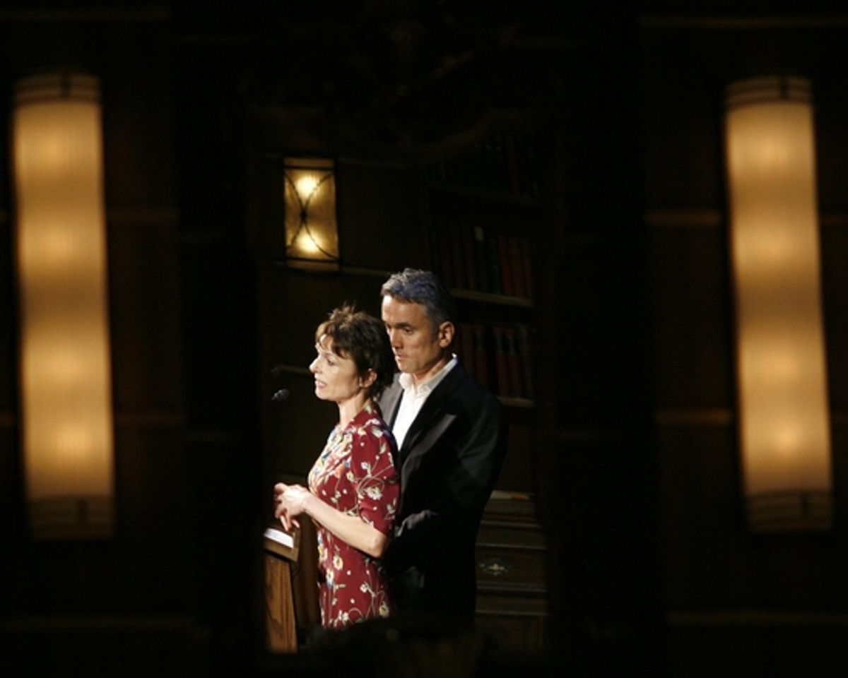Amelia Bullmore and Ben Miles at 