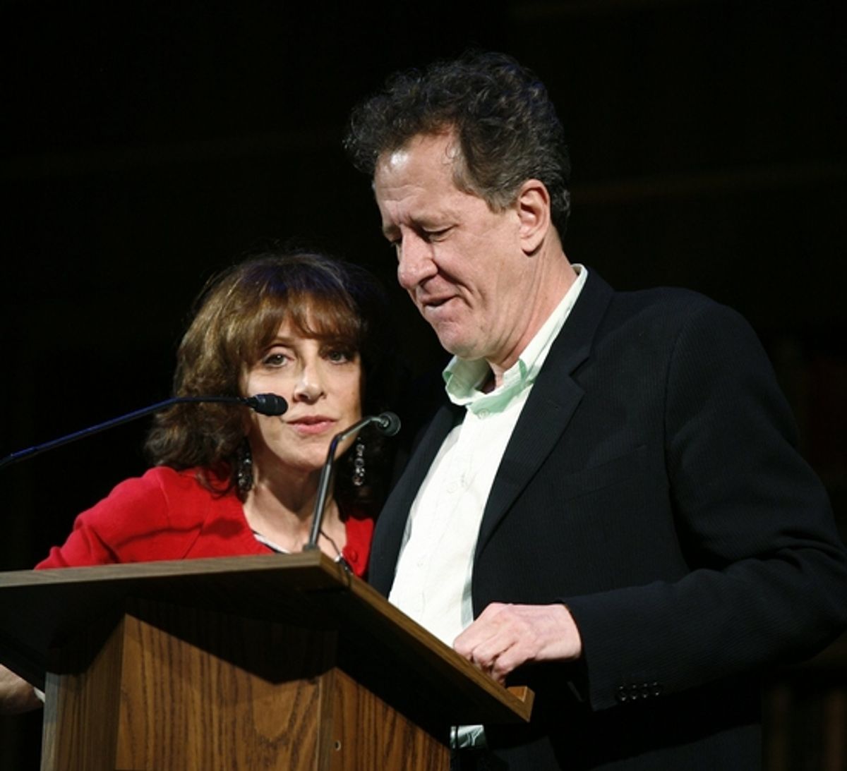 AndRea Martin and Geoffrey Rush at 65th Annual Theatre World Awards - Ceremony Part 2