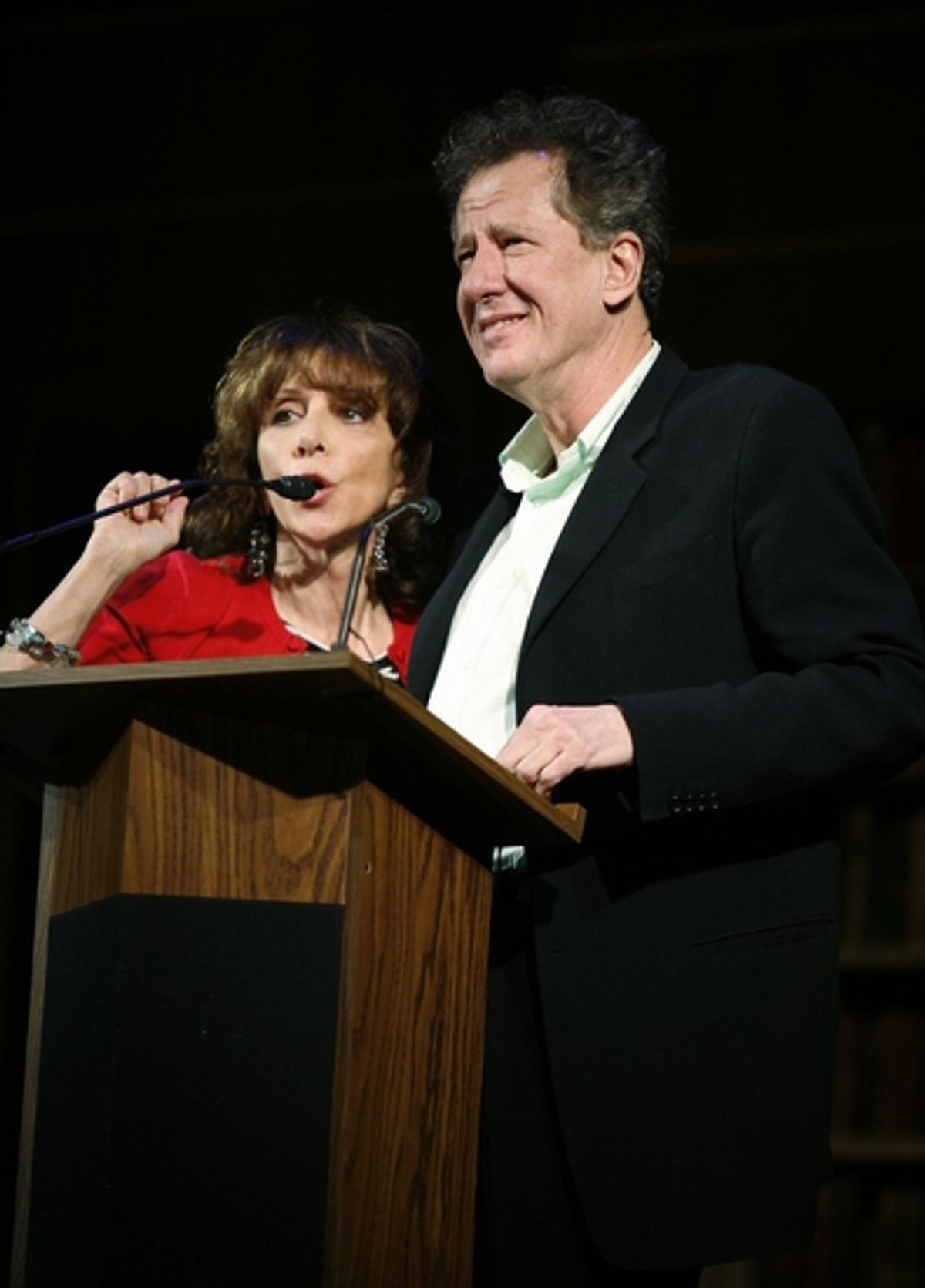 AndRea Martin and Geoffrey Rush at 65th Annual Theatre World Awards - Ceremony Part 2