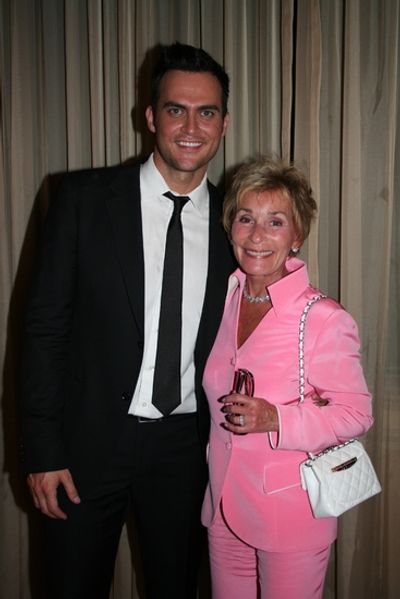 Cheyenne Jackson and Judge Judy Sheindlin Photo