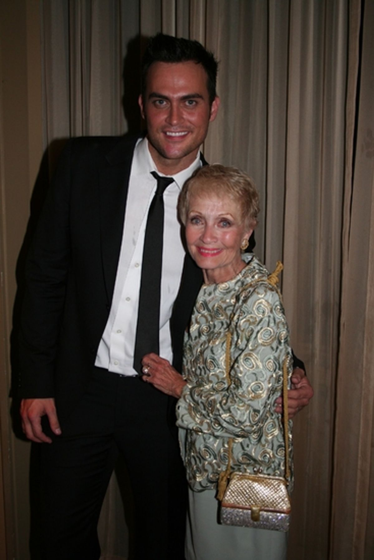 Cheyenne Jackson and Jane Powell  at 