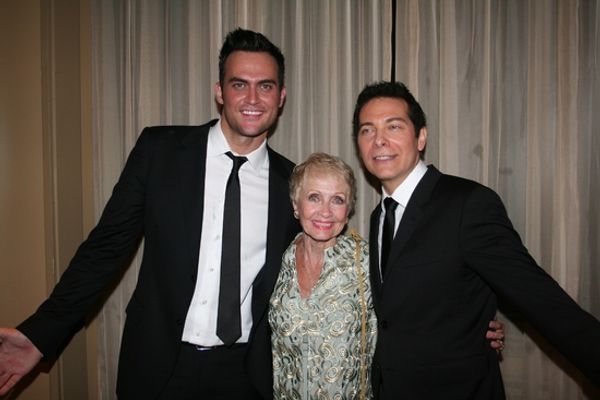 Cheyenne Jackson, Jane Powell and Michael Feinstein Photo