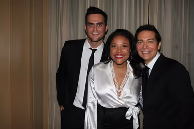 Cheyenne Jackson, Lynn Whitfield and Michael Feinstein Photo