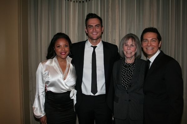 Cheyenne Jackson, Lynn Whitfield, Joan Tisch and Michael Feinstein Photo