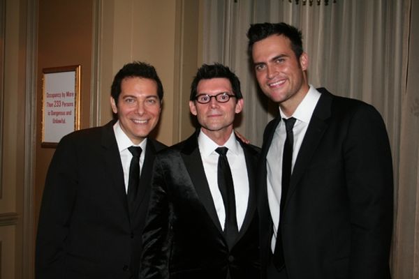 Michael Feinstein, Terrence Flannery and Cheyenne Jackson Photo
