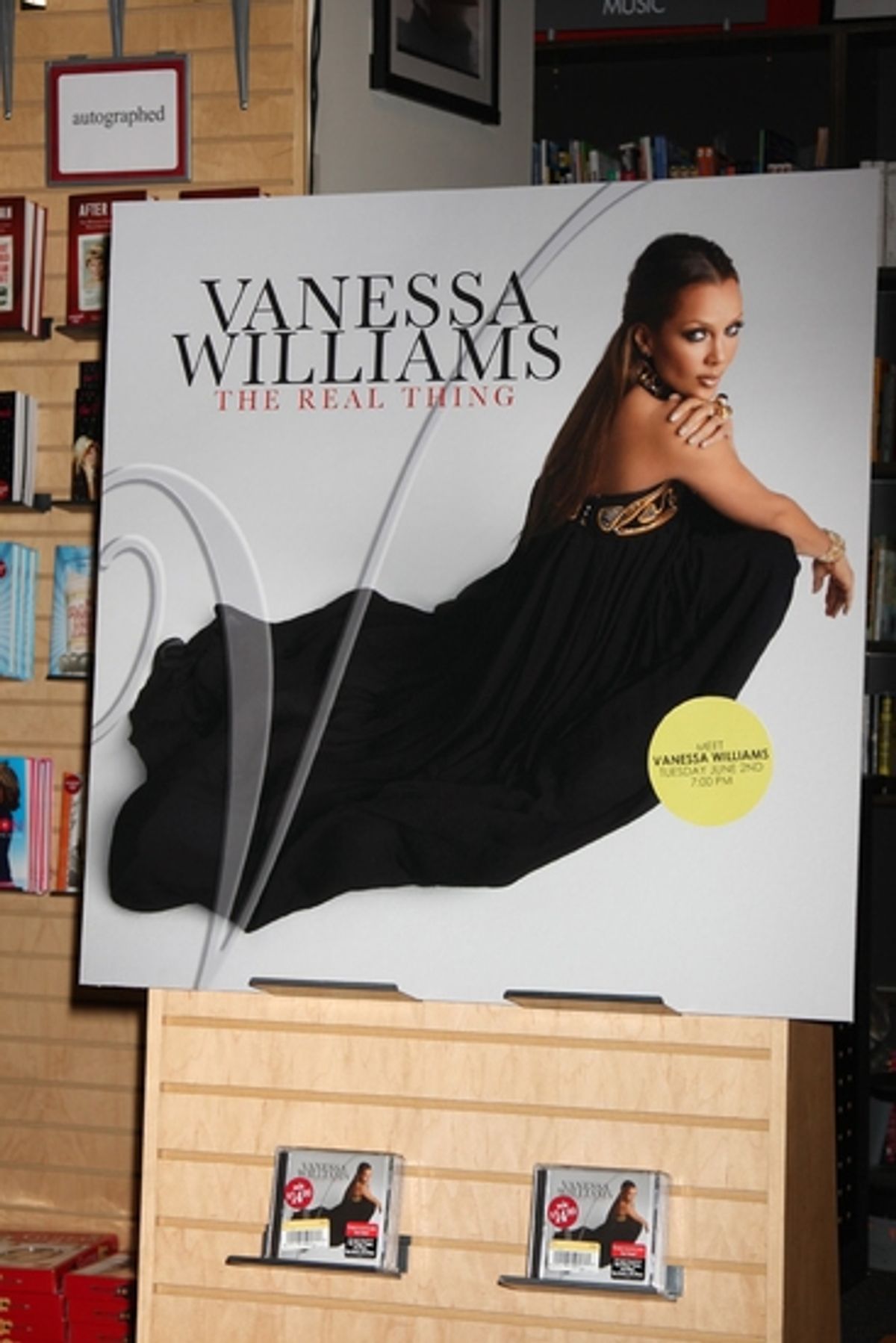 Vanessa Williams 'The Real Thing' at Borders at 