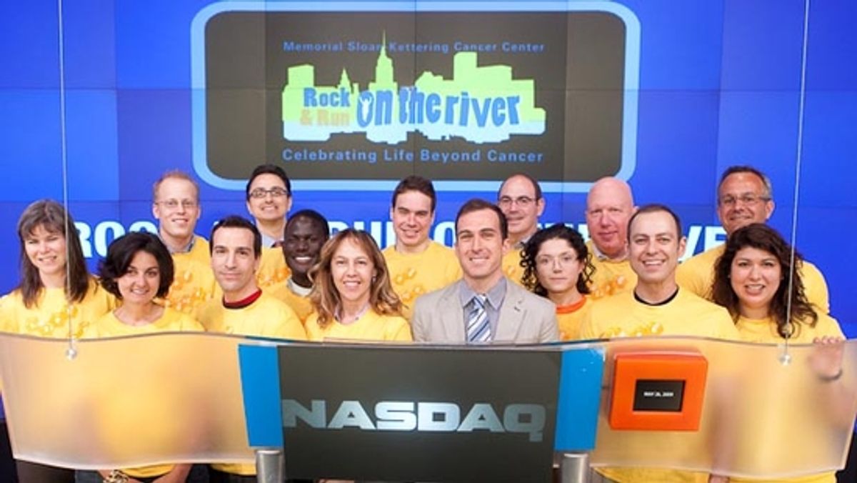 Matthew Farver with Cancer Survivors at 
