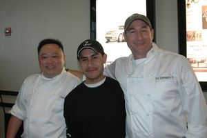 Zanaro's Restaurant-Chef Wong, Andres, and Joe DiMaggio Jr. Photo