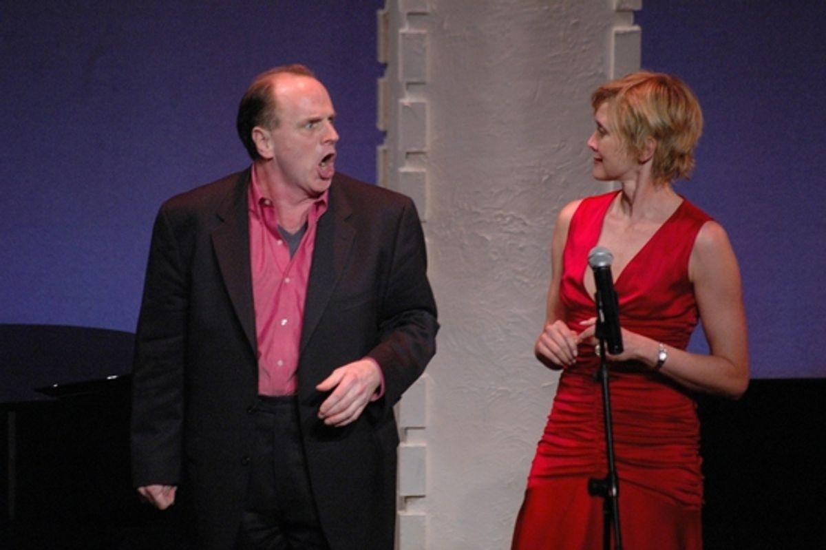 Sidney J. Burgoyne and Rachel de Benedet at 