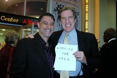 Robert Cuccioli and Nick Wyman (Master of Ceremonies for tonights Gala) Photo