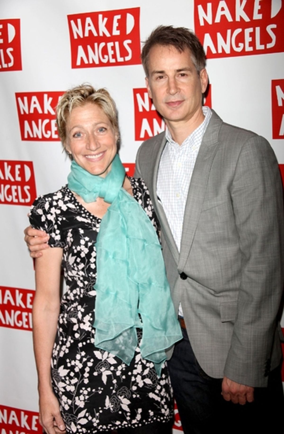 Edie Falco and Geoffrey Nauffts at 