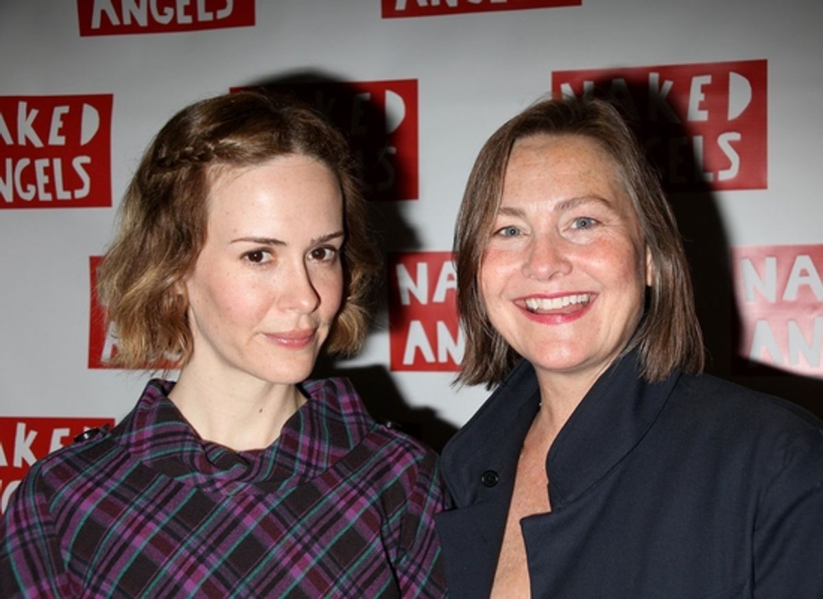 Sarah Paulson and Cherry Jones at 