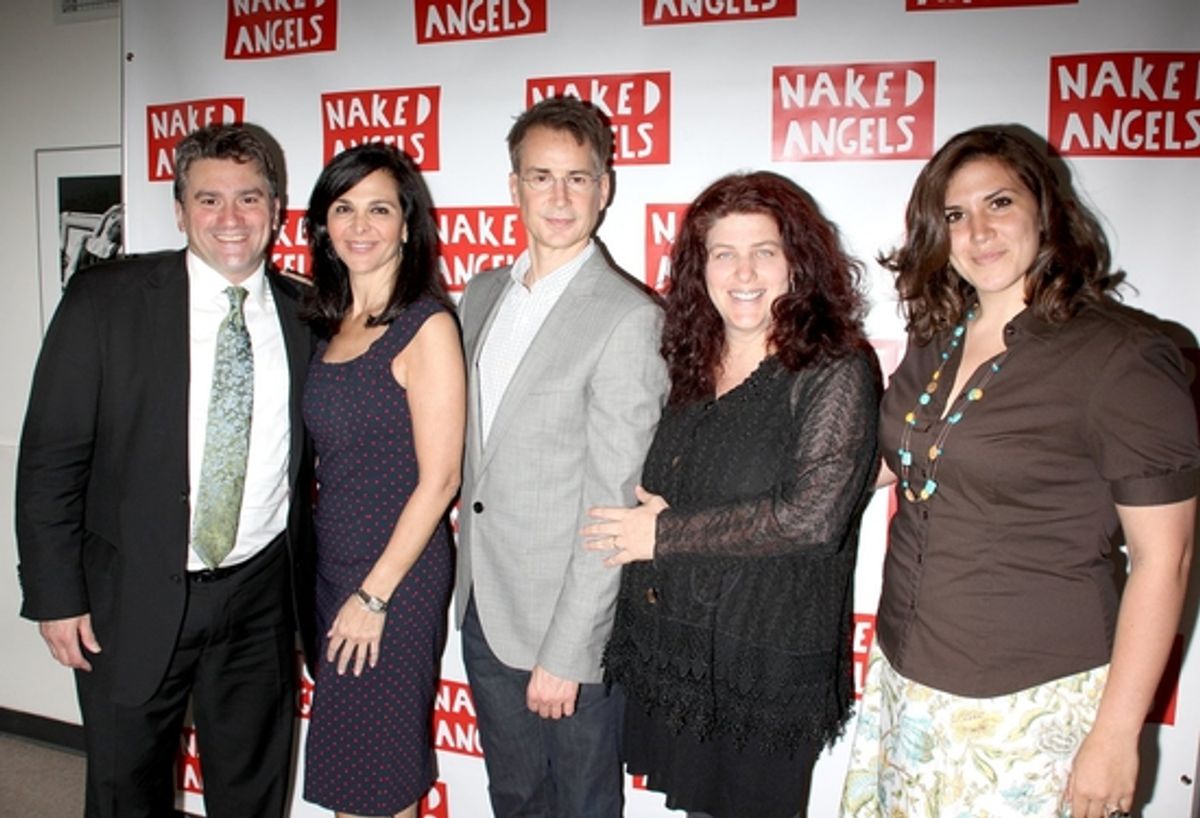Anthony Barrile, Barbara Manocherian, Geoffrey Nauffts, Sheryl Kaller and Brittany O'Neill at 