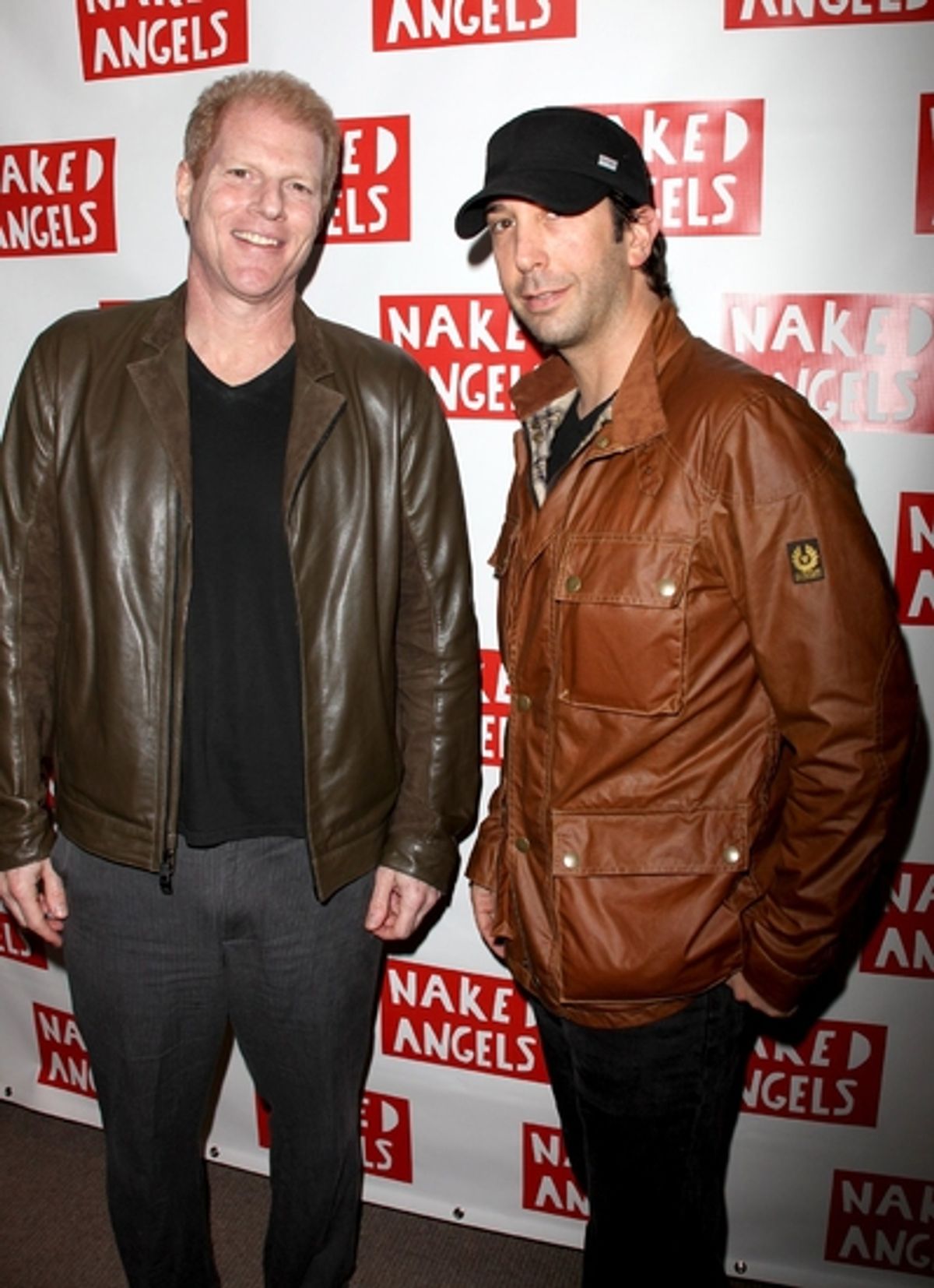Noah Emmerich and David Schwimmer at 