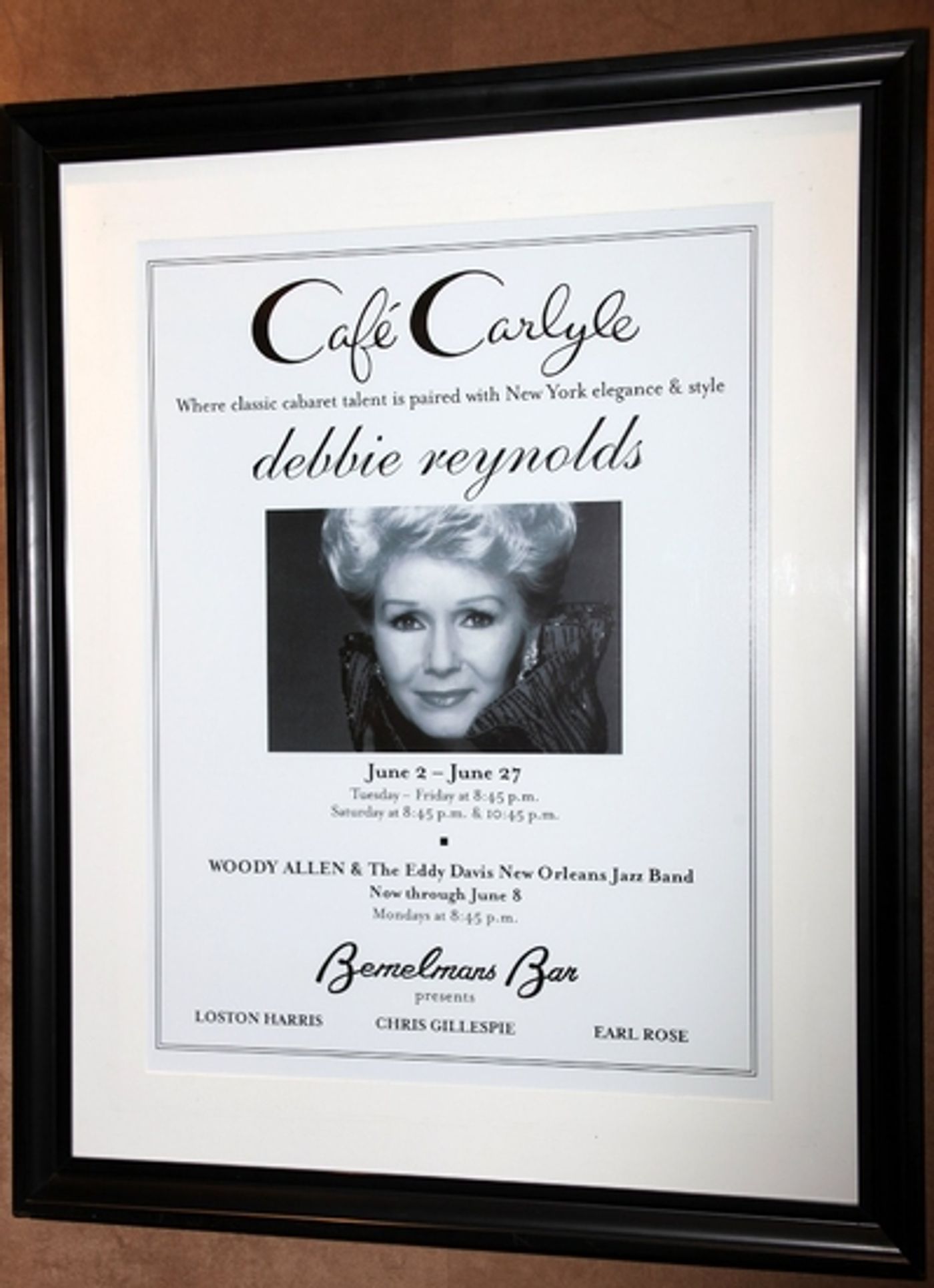 Photo Coverage: Debbie Reynolds Debuts 'An Evening Of Music And Comedy' At Cafe Carlyle  Image