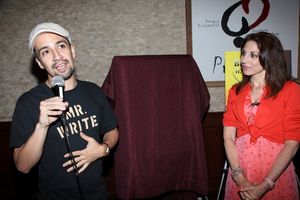 Lin-Manuel Miranda and Valerie Smaldone Photo