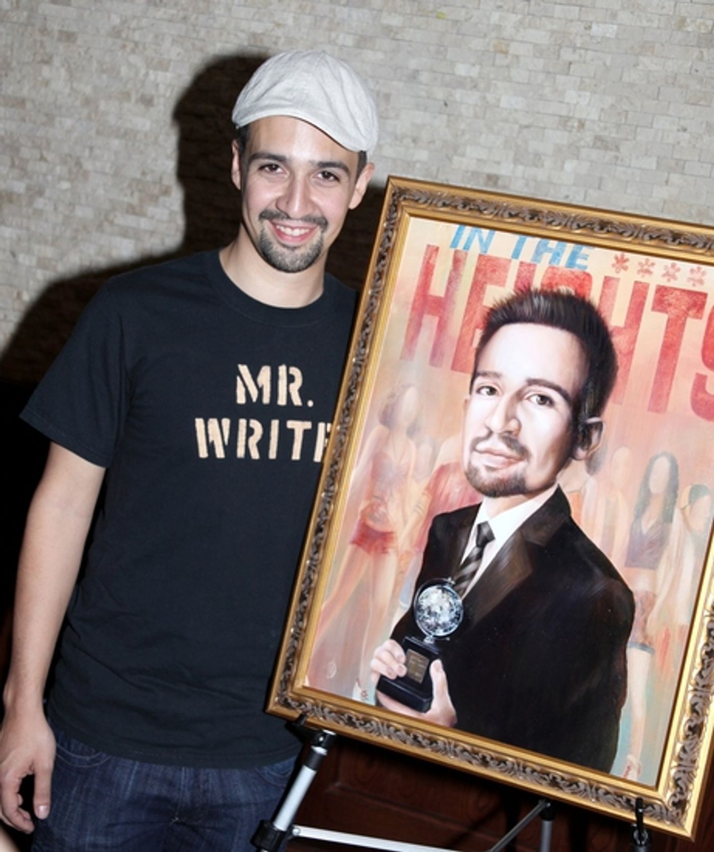 Photo Coverage: Lin-Manuel Miranda Portrait Unveiled At Tony's DiNapoli  Image