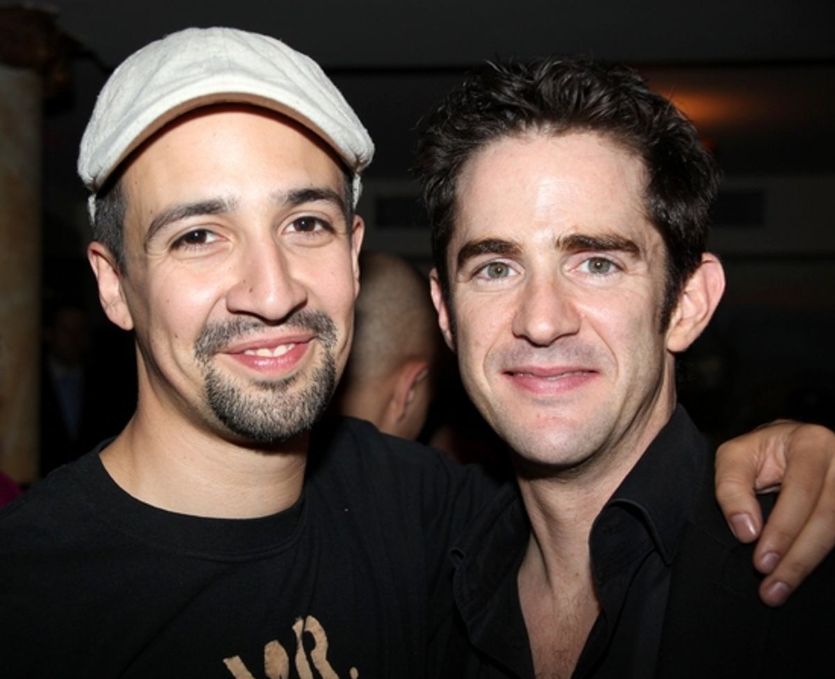 Lin-Manuel Miranda and Andy Blankenbuehler at 