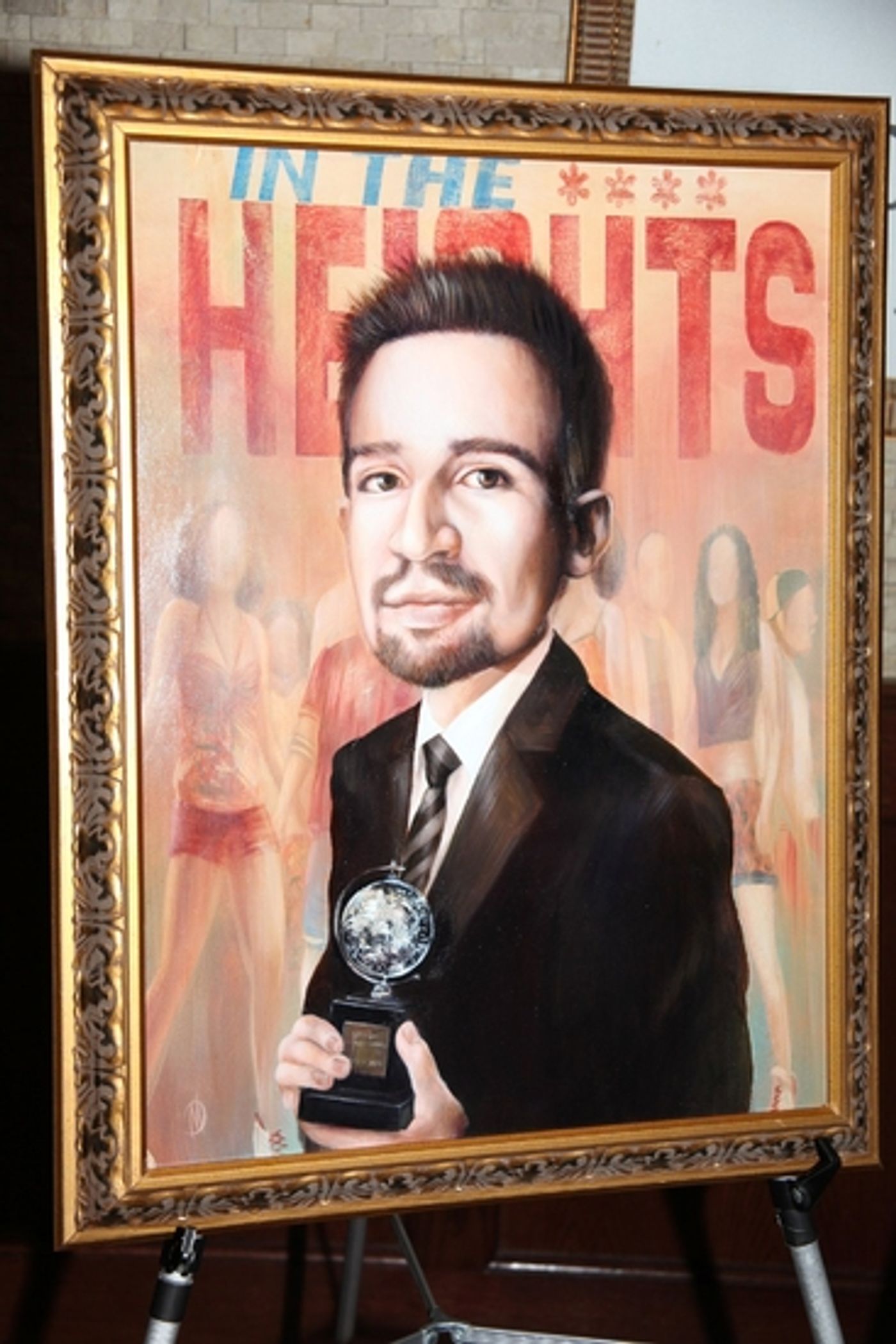 Photo Coverage: Lin-Manuel Miranda Portrait Unveiled At Tony's DiNapoli Photo Coverage: Lin-Manuel Miranda Portrait Unveiled At Tony's DiNapoli Image