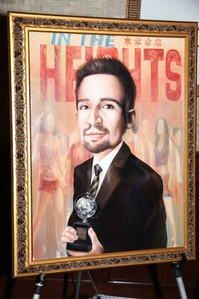 Lin-Manuel Miranda's on the wall at Tony's! Photo
