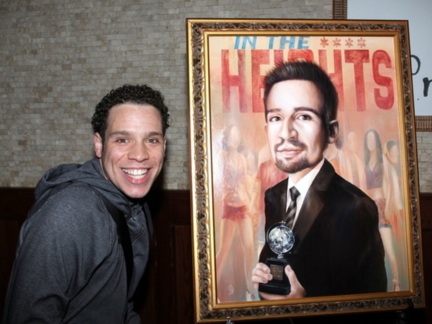 Photo Coverage: Lin-Manuel Miranda Portrait Unveiled At Tony's DiNapoli Photo Coverage: Lin-Manuel Miranda Portrait Unveiled At Tony's DiNapoli Image