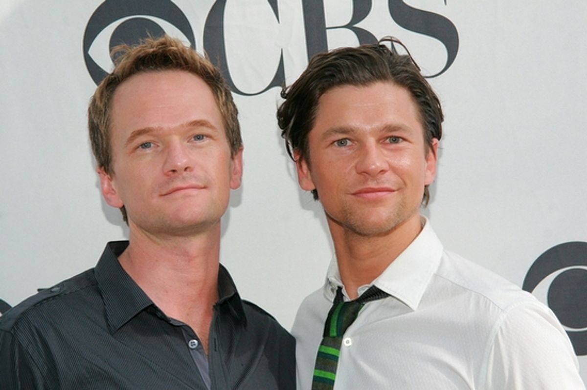 Neil Patrick Harris and David Burtka at 