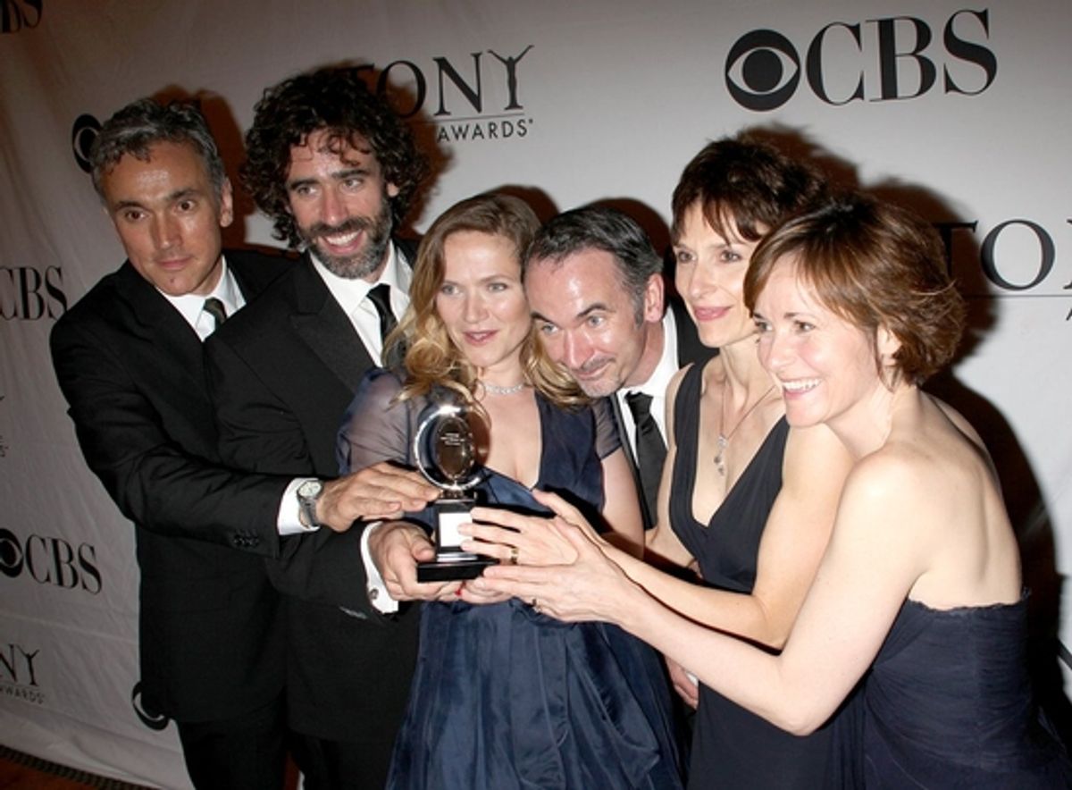 Ben Miles, Stephen Mangan, Jessica Hynes, Paul Ritter, Amelia Bulmore at 