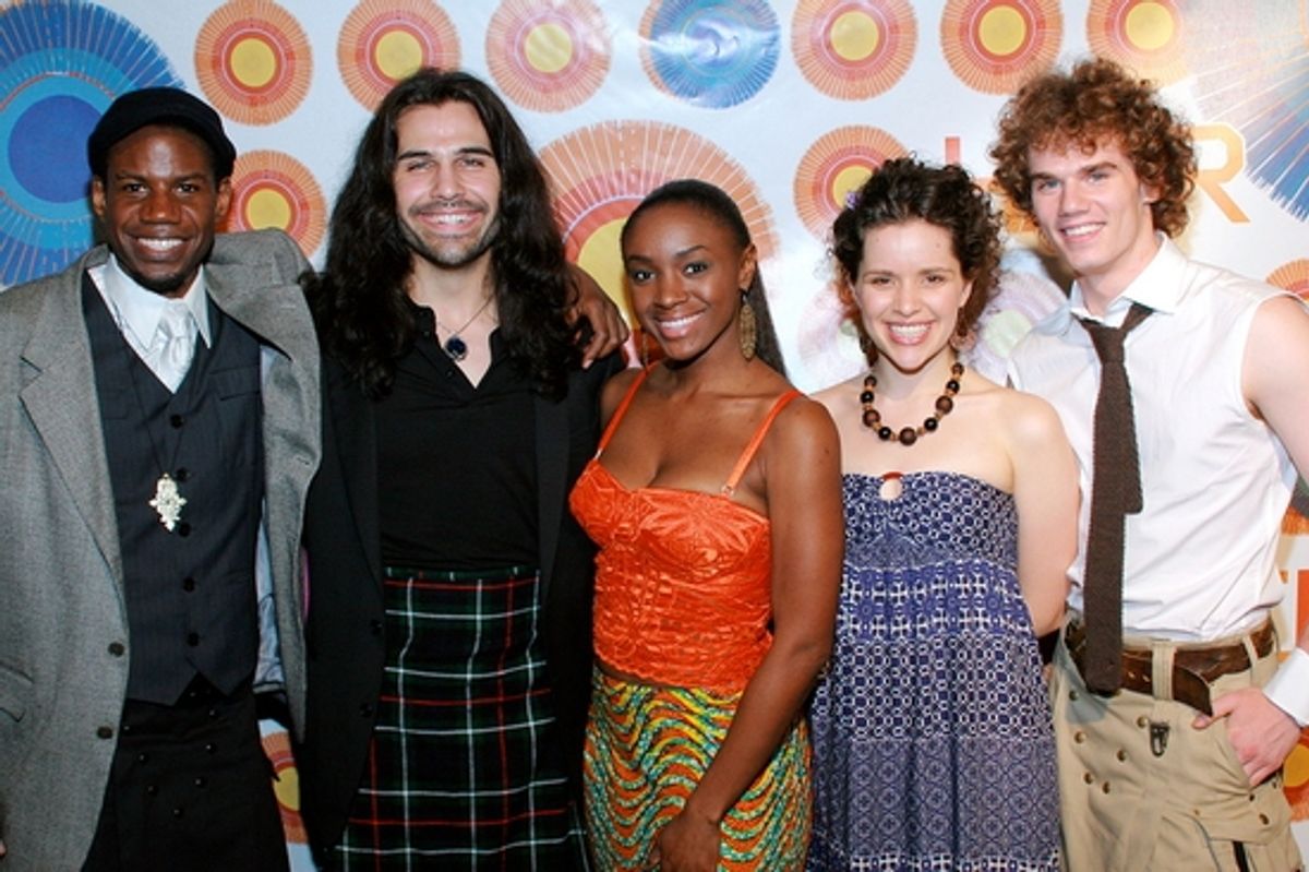 Darius Nichols, Steel Burkhardt, Saycon Sengbloh, Briana Carlson-Goodman and Jay Armstrong Johnson at 