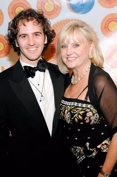 Andy Sandberg and his mother, Mary Rosenzweig Photo