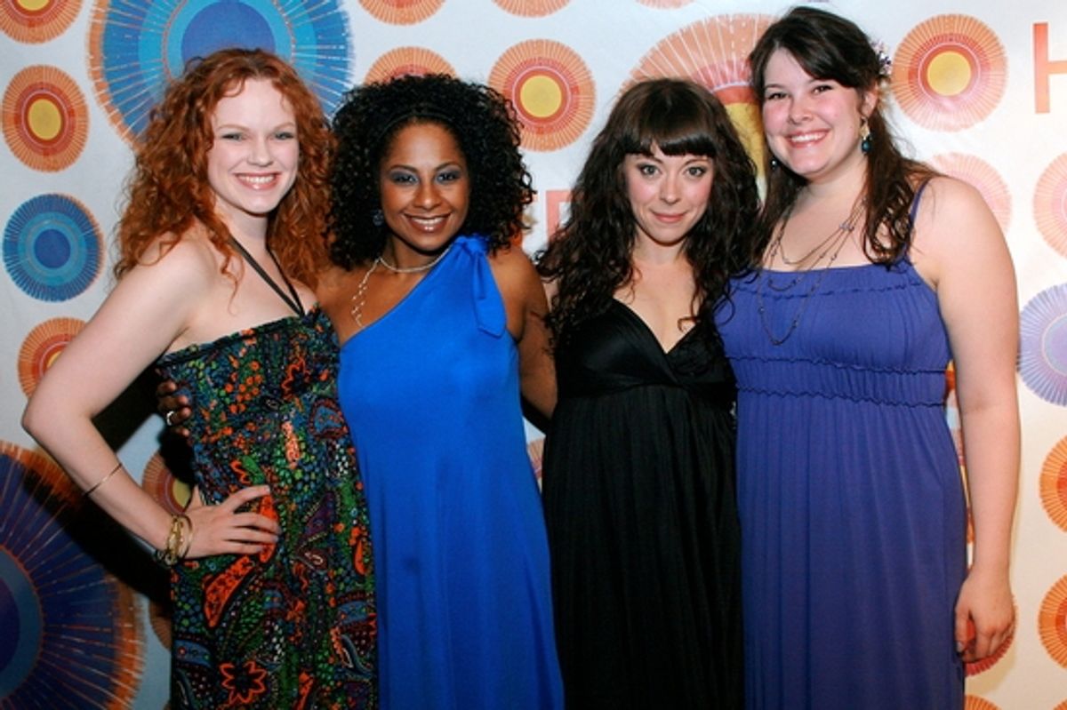 Megan Reinking, Nicole Lewis, Allison Guinn and Lauren Elder at 