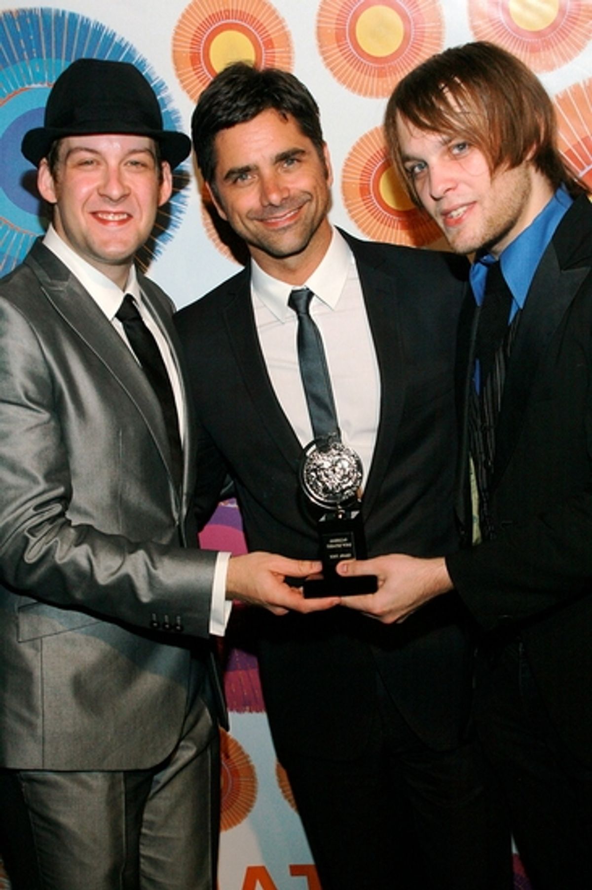 Andrew Kober, John Stamos and Theo Stockman at 