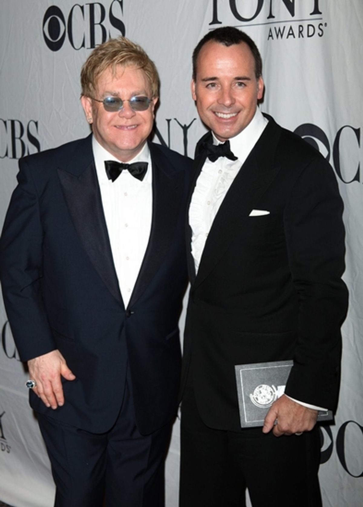 Elton John and David Furnish at 
