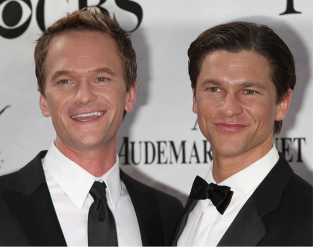 Neil Patrick Harris and David Burtka at 