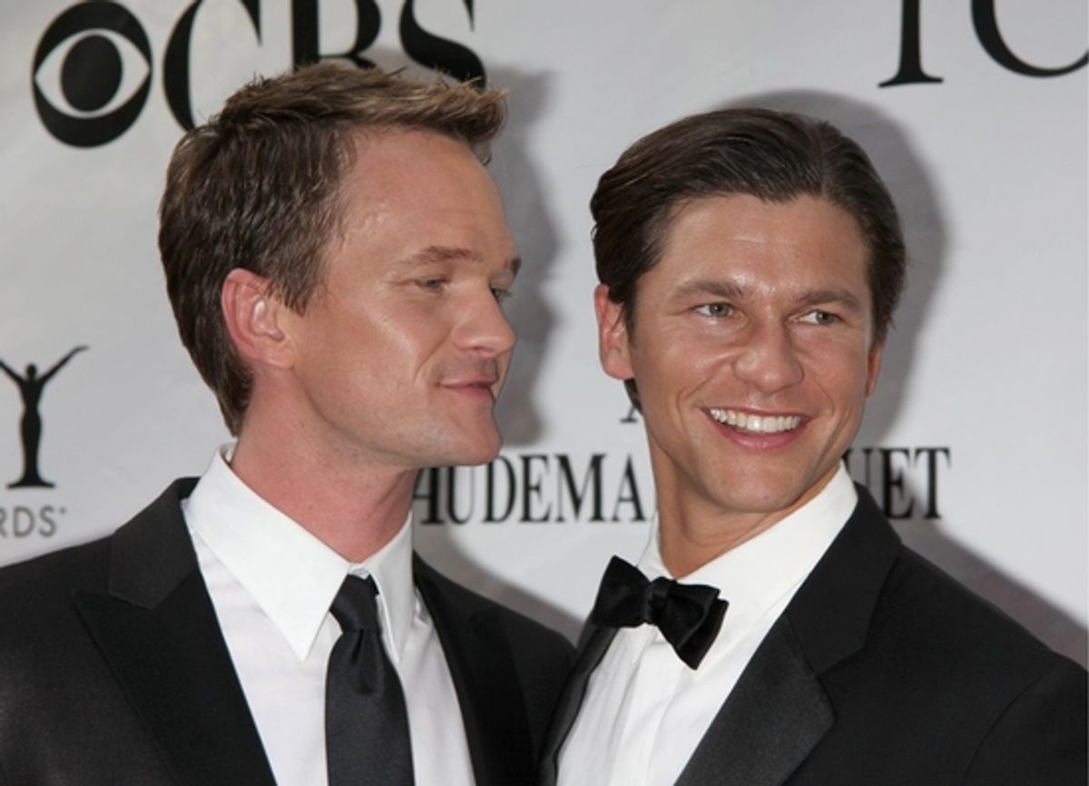 Neil Patrick Harris and David Burtka at 