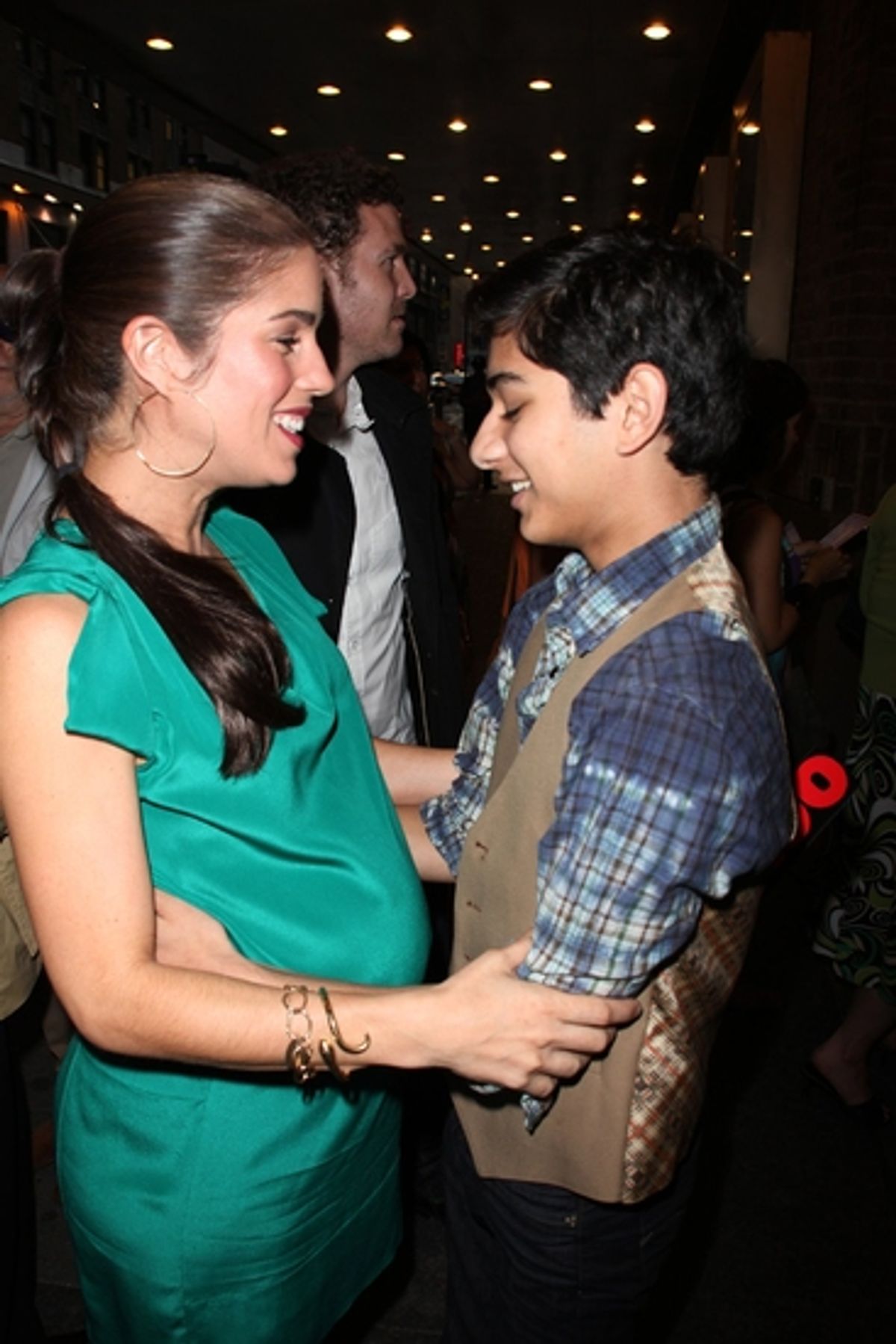 Ana Ortiz and Mark Indelicato at 