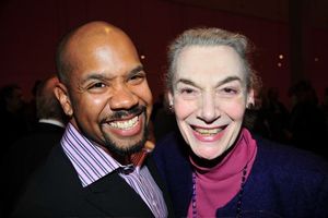 Darius DeHaas and Marian Seldes Photo