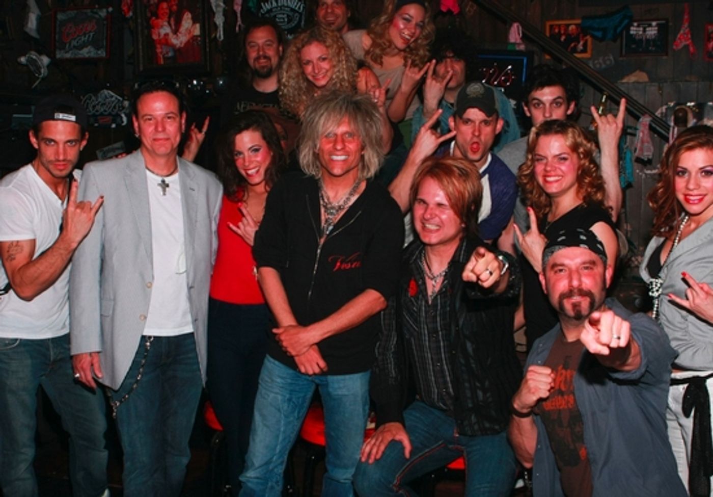 Photo Coverage: 'ROCK OF AGES' Welcomes POISON Backstage!  Image
